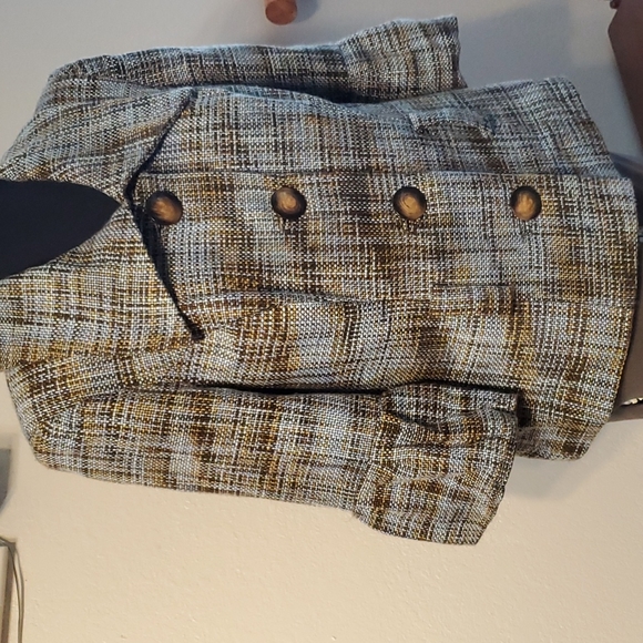 Nice Blue/Brown Tartan Jacket - Picture 4 of 13